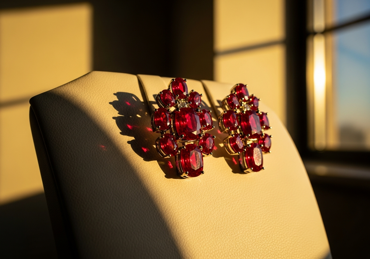 Pièces haute joaillerie rubis exceptionnels