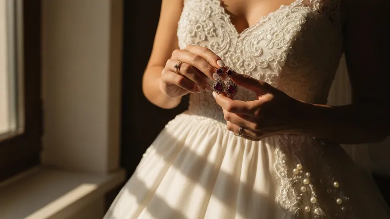 Le choix de boucles d'oreilles rubis pour les mariages