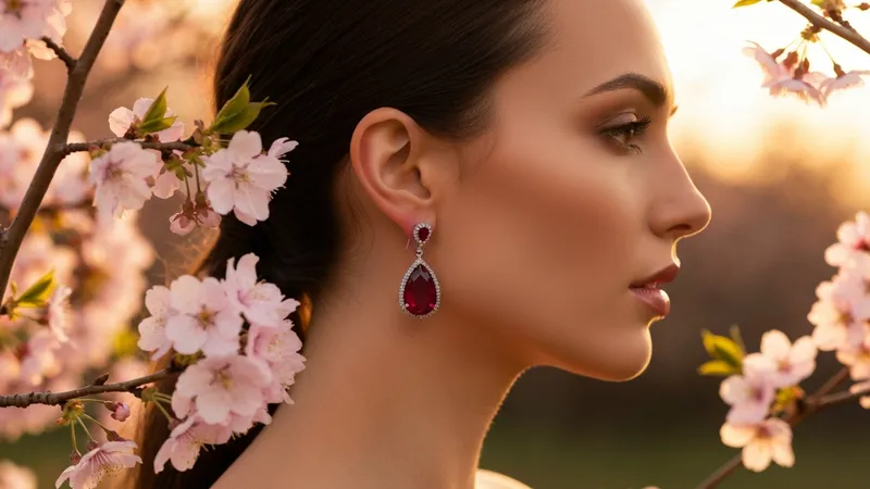 Porter des rubis au printemps