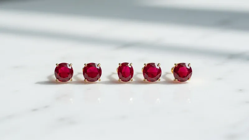 Prix des boucles d'oreilles rubis : ce qu'il faut savoir